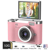 4K Digital Camera Beauty Filters 48MP HD Student CCD Camera CMOS Anti Shake 180° Flip Screen Selfie Camera for Kids Adults Gift 9