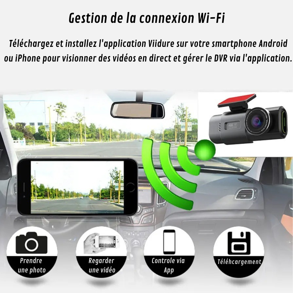 4K Full HD Car Camera with Continuous Recording 6