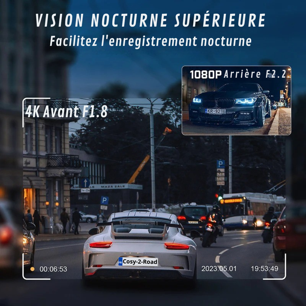 4K HD Car Camera with Continuous Recording 5