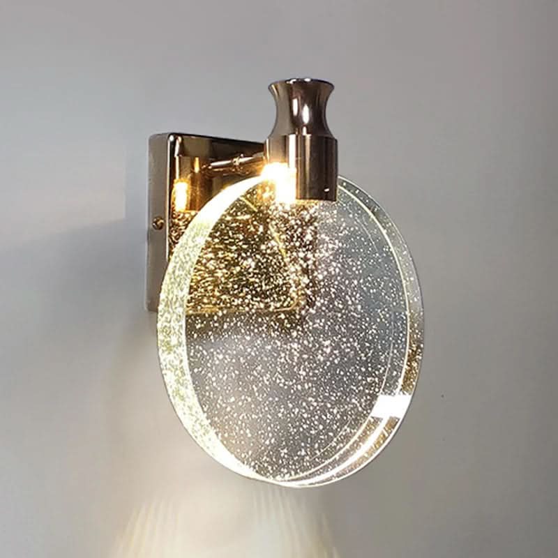 Minimalist Circular LED Wall Lamp With Modern Design For Contemporary Interiors And Living Spaces