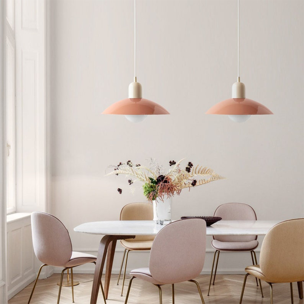 Bauhaus Pendant Light Modern | Colorful Glass Pendant Lighting | Adjustable Hanging Lights | Unique Kitchen Fixture | Small Space Lighting - Zardee-5