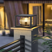 Elegant Solar Garden Lamp | Weatherproof Outdoor Lights | Energy Efficient Solar Fixture | Easy to Install Solar Lights Outdoor | Modern Garden Lights - Zardee-5