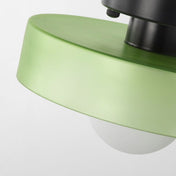 Moderne rund loftslampe med elegant glasdesign til moderne stuer, køkkener og gange