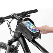 Smartphone Top Tube Rammeholder til Cykel, Lille Lomme på Rammen til Smartphone og Hverdagsting