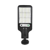 Solcellsdriven väggmonterad LED-lampa med sensor och fjärrkontroll för utomhusväggar och gångvägar
