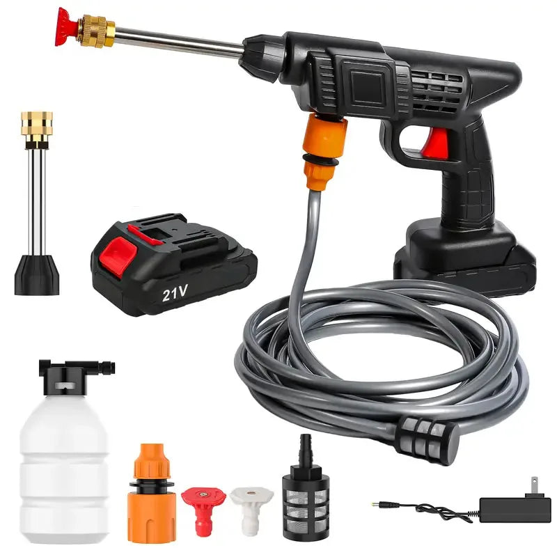 50Bar Cordless High Pressure Cleaner Washer Spray Water Gun Car Wash Pressure Water Cleaning Machine for Makita 21V Battery 13