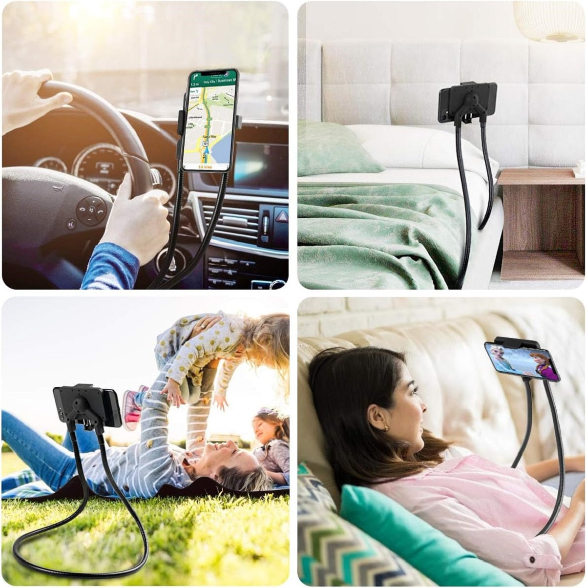 Support universel suspendu pour téléphone portable, porte-téléphone facile à porter pour fixation au cou