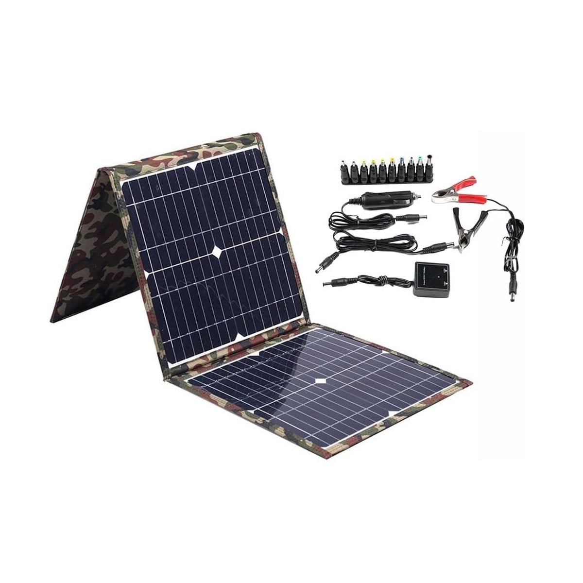 Kit de Estação de Energia com Painel Solar para Campismo e Aventuras ao Ar Livre em Movimento e em Todas as Viagens ao Ar Livre
