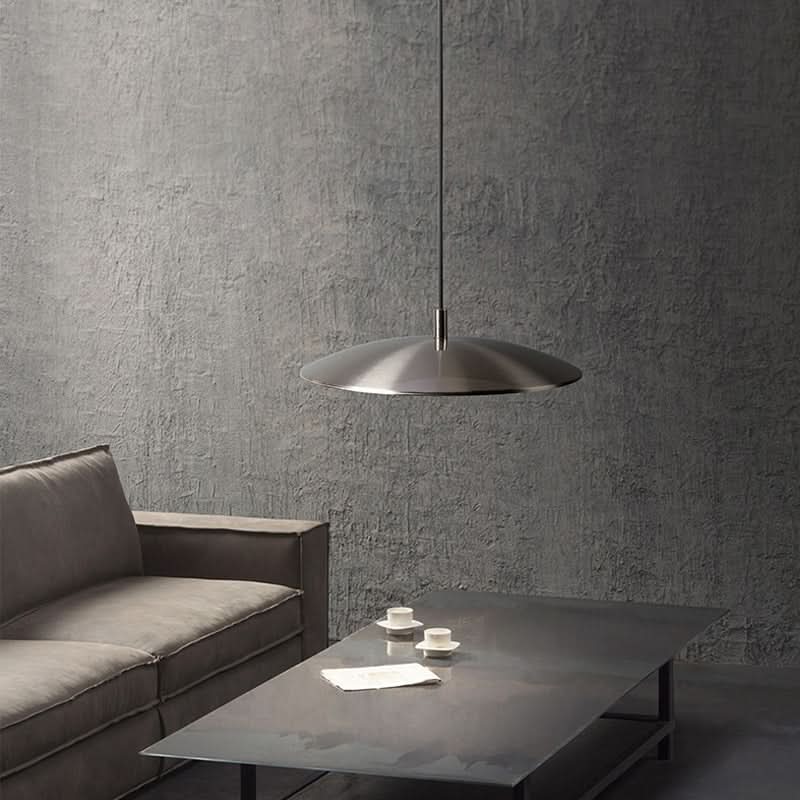 Modern Iron Nickel LED Pendant Light Nordic Ceiling Lamp With Sleek Nordic Design For Contemporary Homes