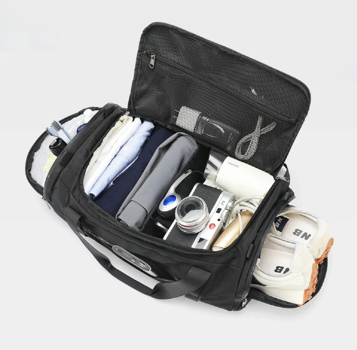 Vandtæt træningstaske til fitness, rejse og sport – messenger-taske til daglig træning og eventyr