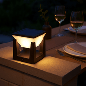 Solar Outdoor Lamp | Wireless Solar Lantern | Eco-Friendly Garden Light | Weather-Resistant Outdoor Fixture | Sustainable Lighting - Zardee 3