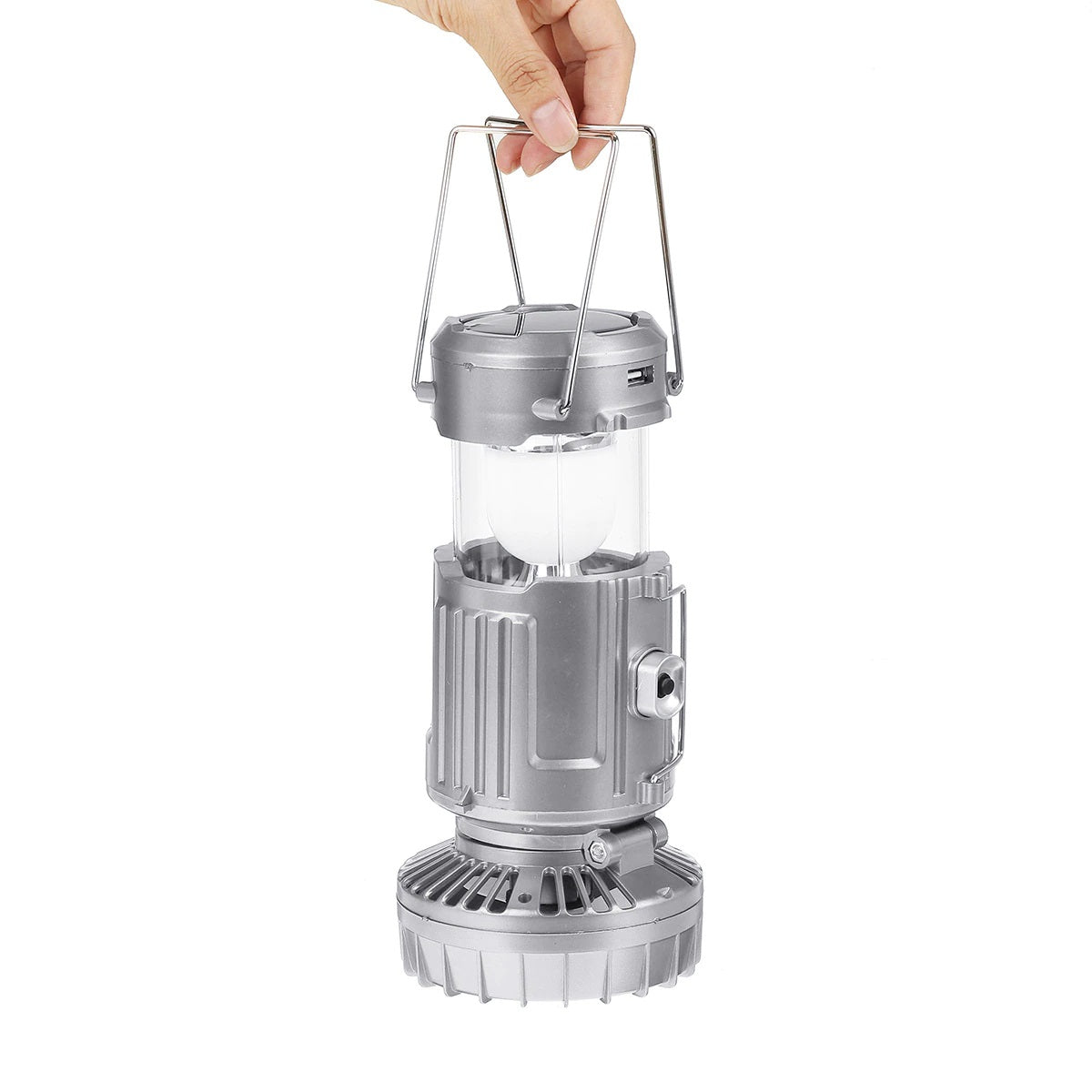 6 in 1 Portable Outdoor LED Camping Lantern with Fan 4
