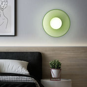 Moderne rund loftslampe med elegant glasdesign til moderne stuer, køkkener og gange