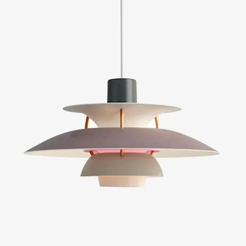 Moderne Aurora LED pendel med E27 metalskærm til boligindretning og moderne opholdsrum