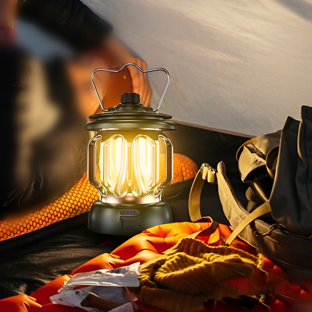 Retro Udendørs Campinglampe