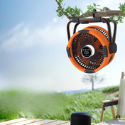 TrailBlaze bærbar campingventilator med LED-lys og powerbank til udendørs eventyr på farten