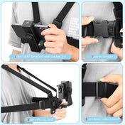 Adjustable Phone Clip Holder With Chest Strap For Secure Chest Mount And Easy Access For Everyday Use