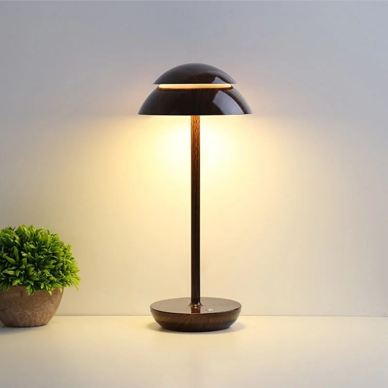 Cordless Table Lamp | Dimmable Bedside Lamps | Rechargeable Indoor Light | Modern Scandinavian Design Lamp | Battery Operated Lamps - Zardee-4