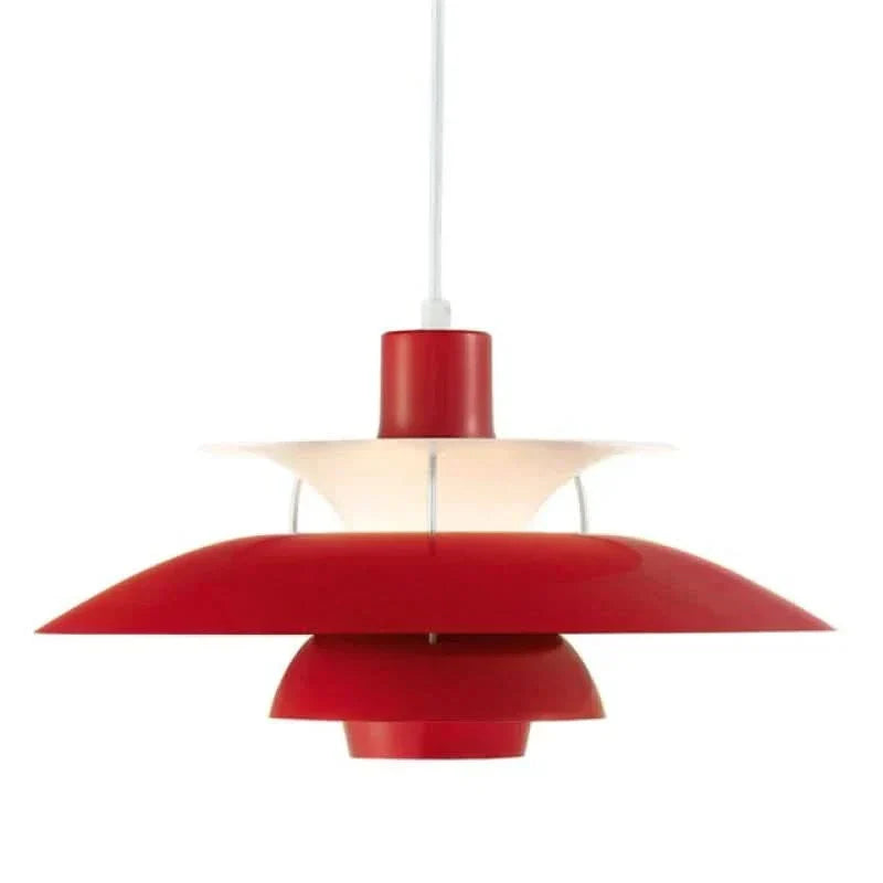 Moderne Aurora LED pendel med E27 metalskærm til boligindretning og moderne opholdsrum