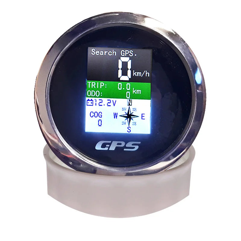 85mm GPS Speedometer Odometer Adjustable Trip ODO COG Voltmeter TFT Screen Speed Gauges For Motor Yacht Boat Car Outboard Engine 1