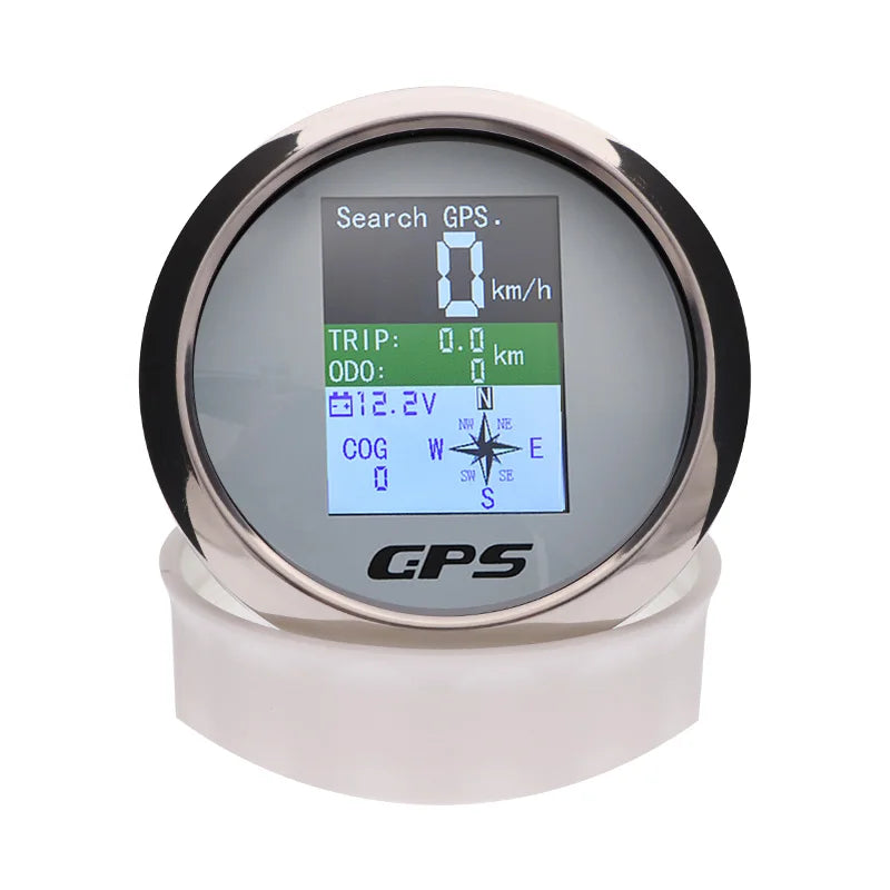 85mm GPS Speedometer Odometer Adjustable Trip ODO COG Voltmeter TFT Screen Speed Gauges For Motor Yacht Boat Car Outboard Engine 2
