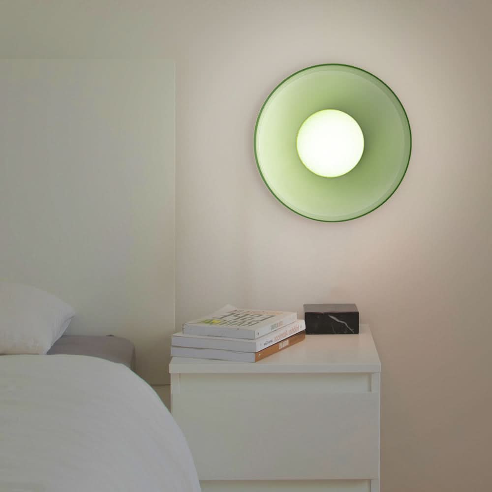 Moderne rund loftslampe med elegant glasdesign til moderne stuer, køkkener og gange