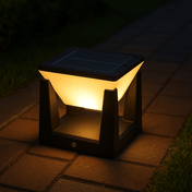 Solar Outdoor Lamp | Wireless Solar Lantern | Eco-Friendly Garden Light | Weather-Resistant Outdoor Fixture | Sustainable Lighting - Zardee 5