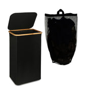 Panier à linge pliable avec sac intérieur amovible pour usage domestique et rangement facile dans un design compact et portable