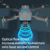 AeroNova foldbar drone med dobbelt 2K HD-kamera, WiFi livevisning, optisk flow og gestusstyring