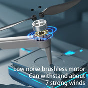 AeroNova foldbar drone med dobbelt 2K HD-kamera, WiFi livevisning, optisk flow og gestusstyring