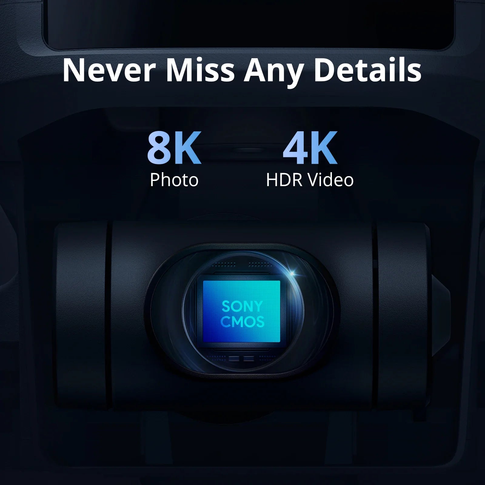 Nova Sky 2 8K-drönare med AI-spårning, 48MP Sony-sensor, 3-axlad stabiliserad gimbal, 10 km överföring, 32 minuters flygtid