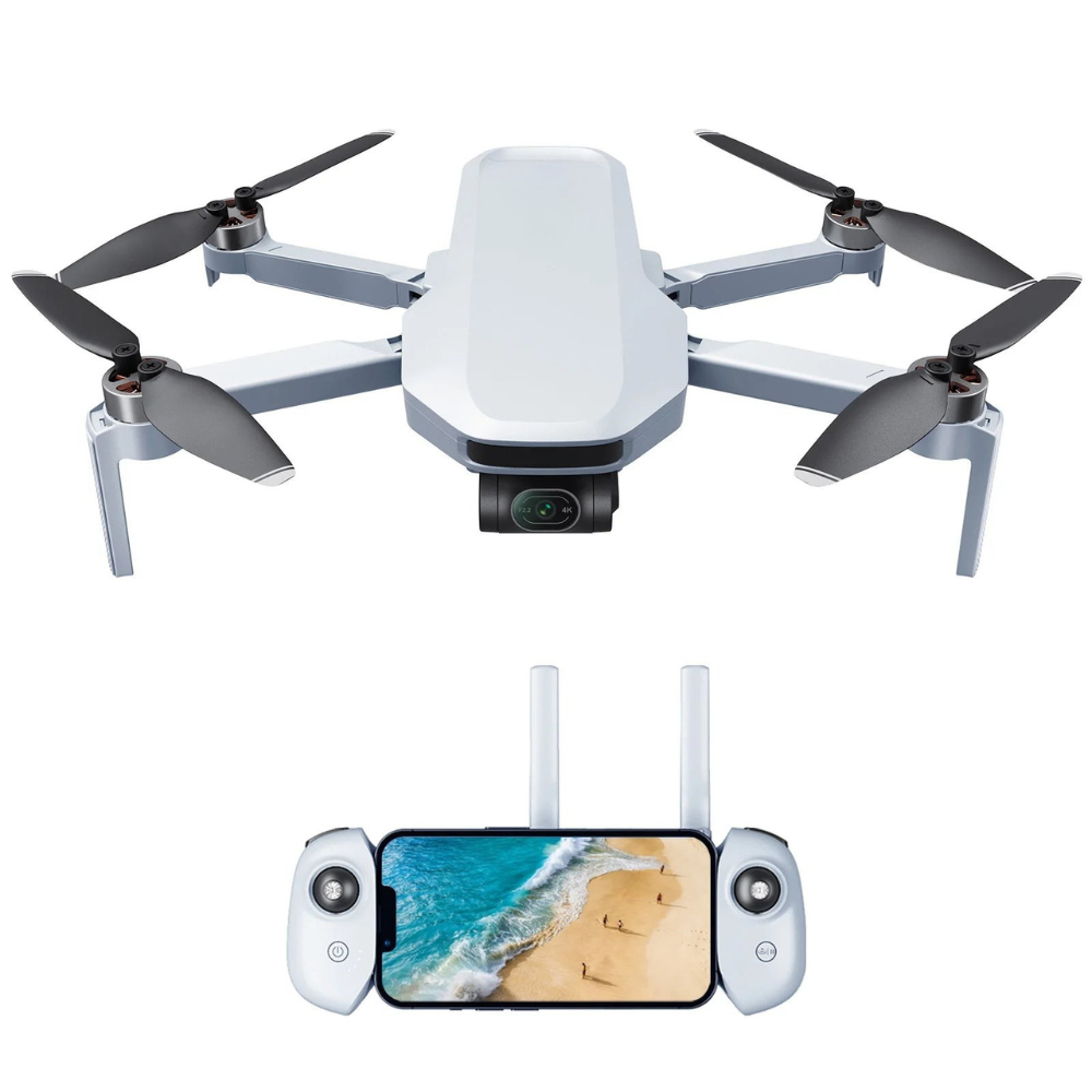 AeroNova 4K Drone med Sony CMOS, 3-akset Gimbal, GPS-tilbagevenden, AI-sporing, 6 km rækkevidde, 29 min flyvetid, Vindniveau 5
