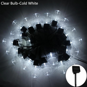 Solar Festoon Lights Outdoor | LED Garden Lights | Solar-Powered String Lights | Weatherproof Patio Lighting | Decorative Globe Bulbs - Zardee-6