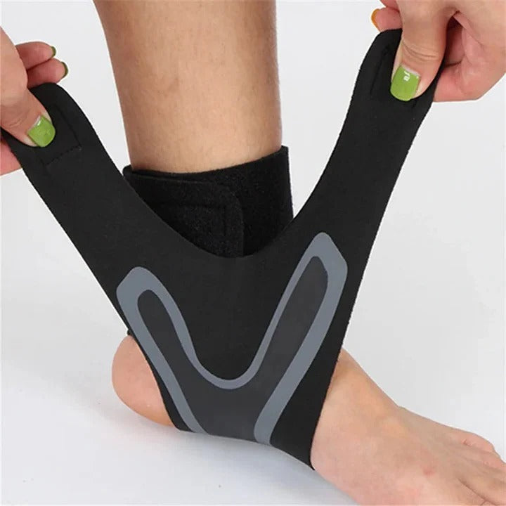Ankle Support with Adjustable Compression and Stability 0
