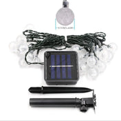 Solar LED Outdoor Globe Bulb String Lights For Patios, Gardens, And Walkways, Decorative Outdoor Lighting