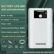 Aquarium Fish Tank Oxygen Pump Charging Dual-Purpose Air Pump Usb Lithium Battery Household Portable Fishing Mute 6000mA Outdoor 9