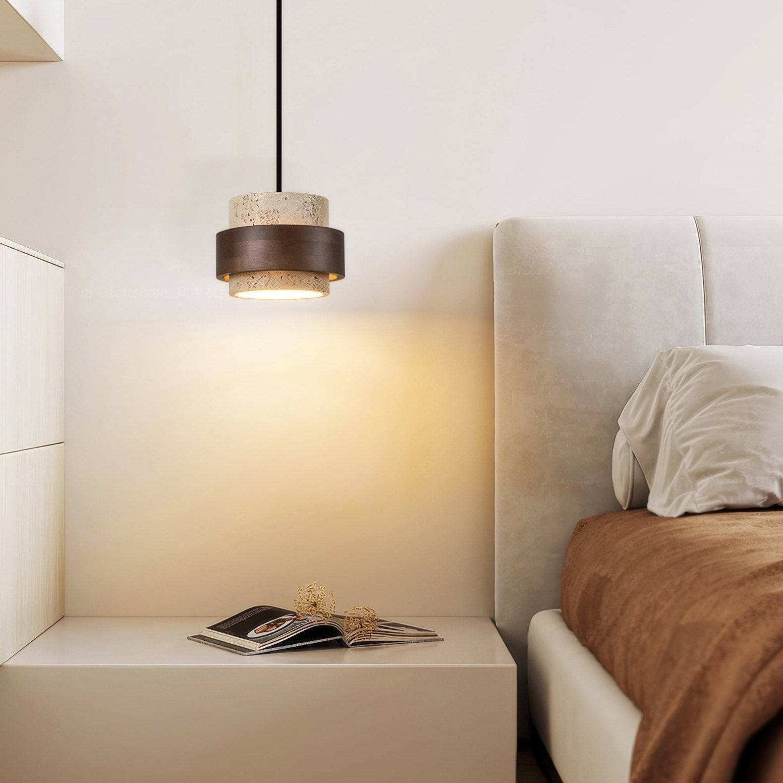 Ascend Retro Stone Pendant Light | Wabi-Sabi Inspired Kitchen Pendant Lighting 4