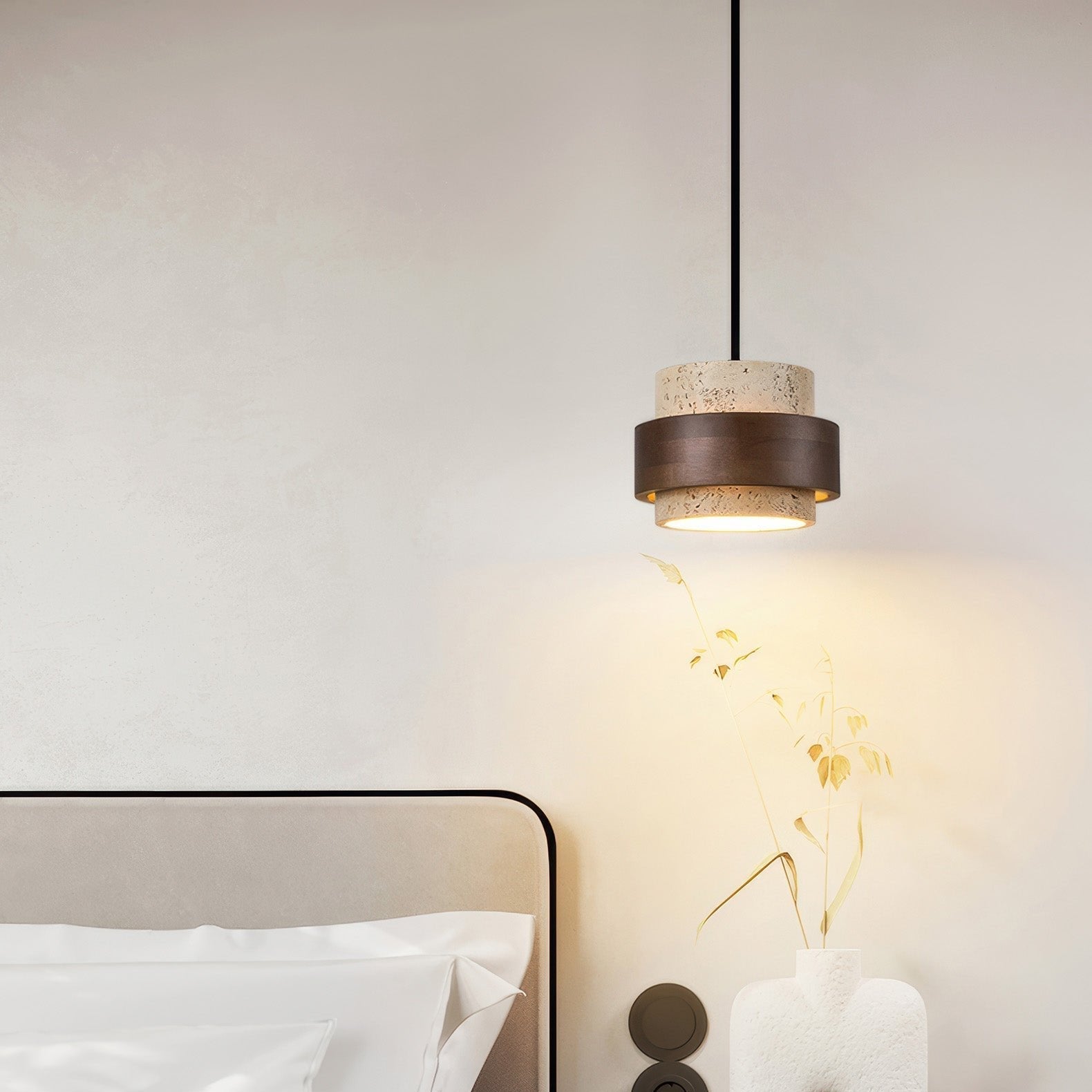 Ascend Retro Stone Pendant Light | Wabi-Sabi Inspired Kitchen Pendant Lighting 5