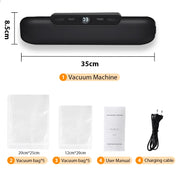 Automatic Portable Kitchen Food Saver Vacuum Sealer Machine Household Home Electric Plastic Sealing Packaging for Car Outdoor RV 7