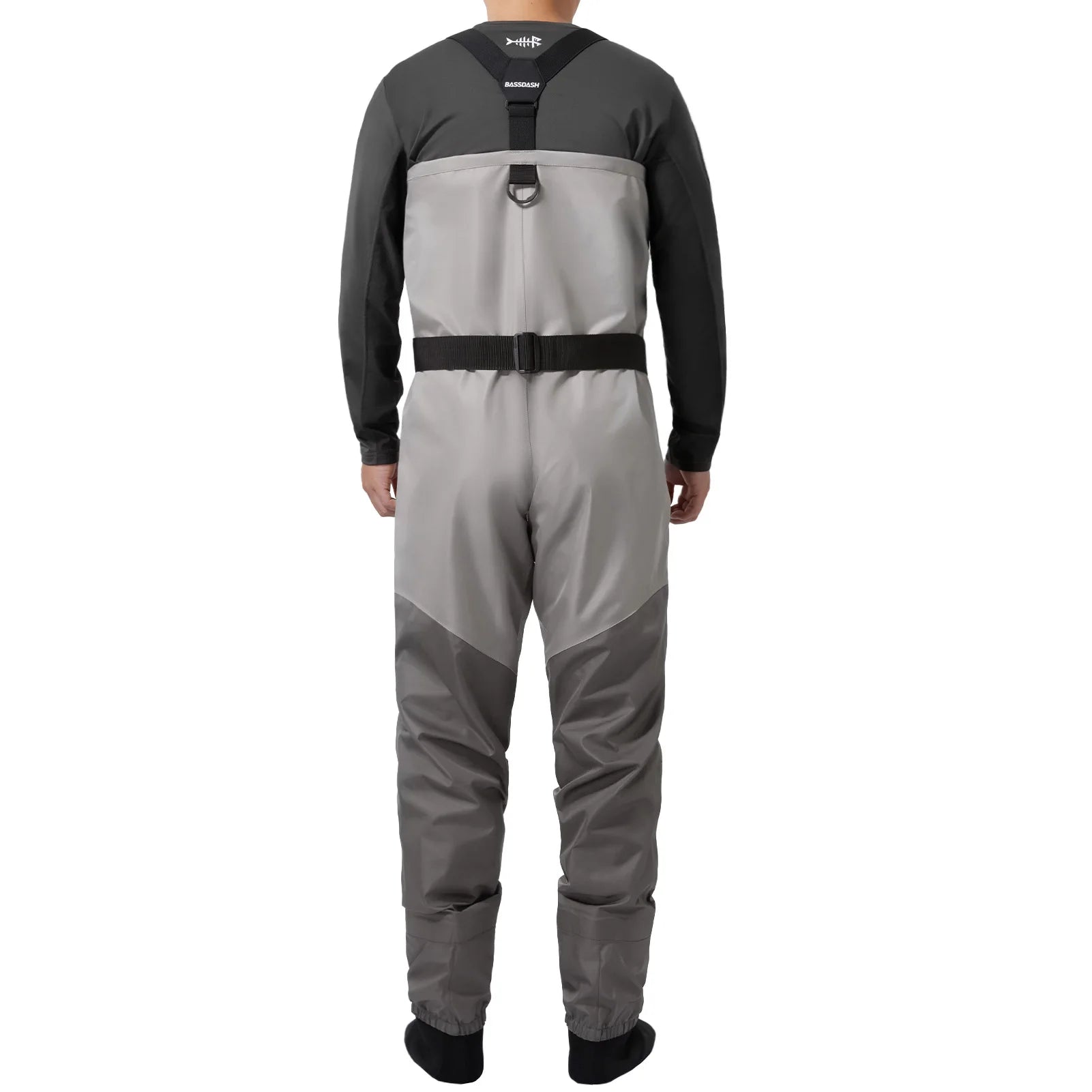 BASSDASH Fishing Wader Lightweight Stocking Foot FW08 Men’s Breathable Waders Waterproof Fly Fishing Chest 1