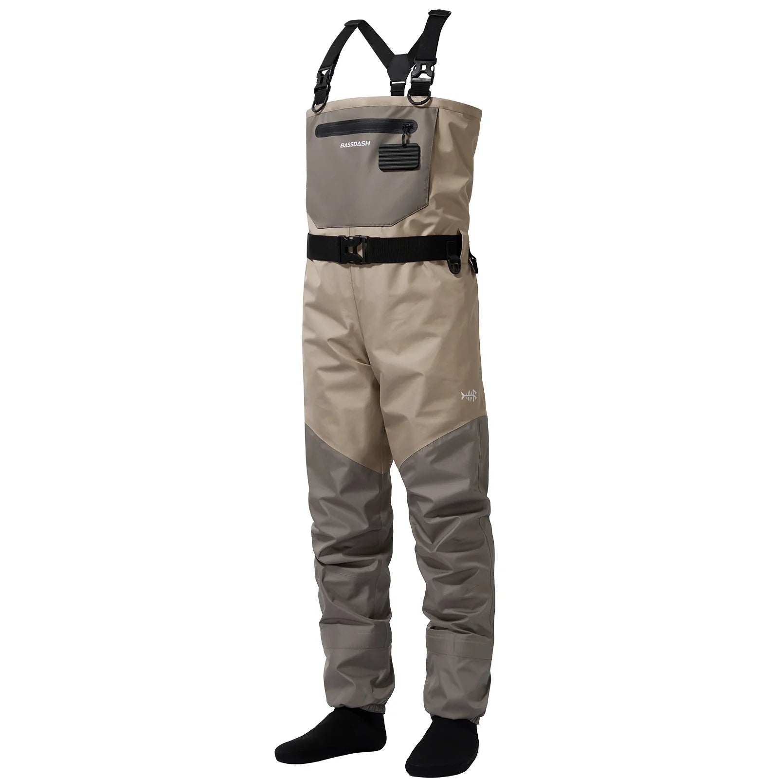 BASSDASH Fishing Wader Lightweight Stocking Foot FW08 Men’s Breathable Waders Waterproof Fly Fishing Chest 6