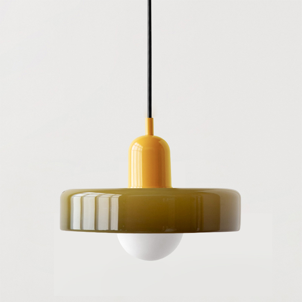 Bauhaus Inspired Colored Glass Pendant Light for Kitchen Island and Dining Room 20
