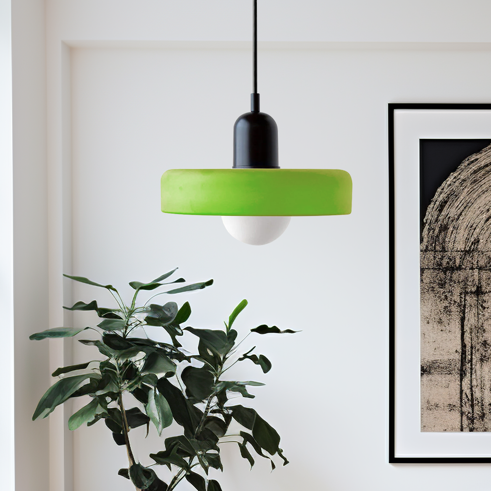 Bauhaus Inspired Colored Glass Pendant Light for Kitchen Island and Dining Room 4