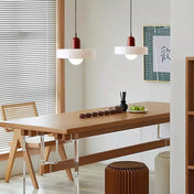 Bauhaus Inspired Colored Glass Pendant Light for Kitchen Island and Dining Room 5