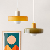 Bauhaus Inspired Colored Glass Pendant Light for Kitchen Island and Dining Room 6