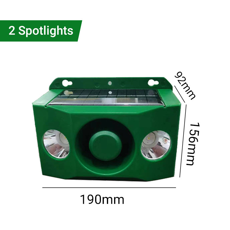 Beast Repellent Solar Warning Lights with Loud Volume 0