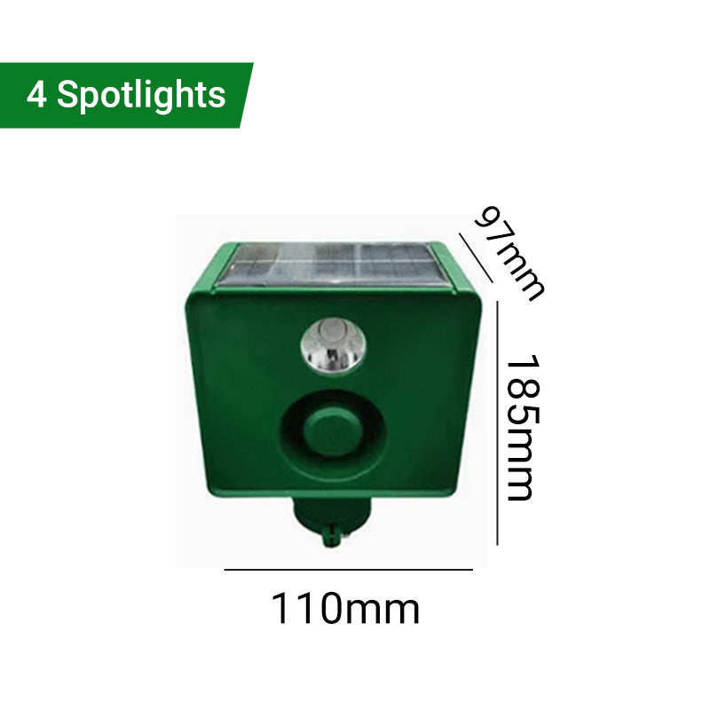 Beast Repellent Solar Warning Lights with Loud Volume 9