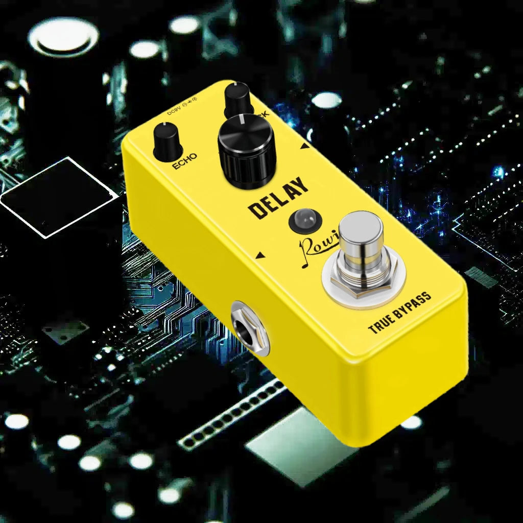 Best Rowin Noise Gate Pedal Guitar Delay Chorus Vibrolo Phaser Flanger Booster Equalizer Effects Fuzz Metal Dist Blues Drive 2