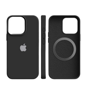 Flydende silikone magnetisk blødt cover til iPhone