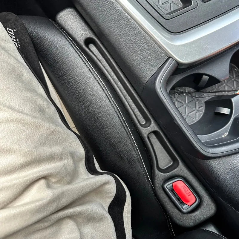 Black Car Seat Gap Filler Side Seam Plug Strip Leak-proof Filling Strip For All Car Model Wallet Phone Holder Accessories 0